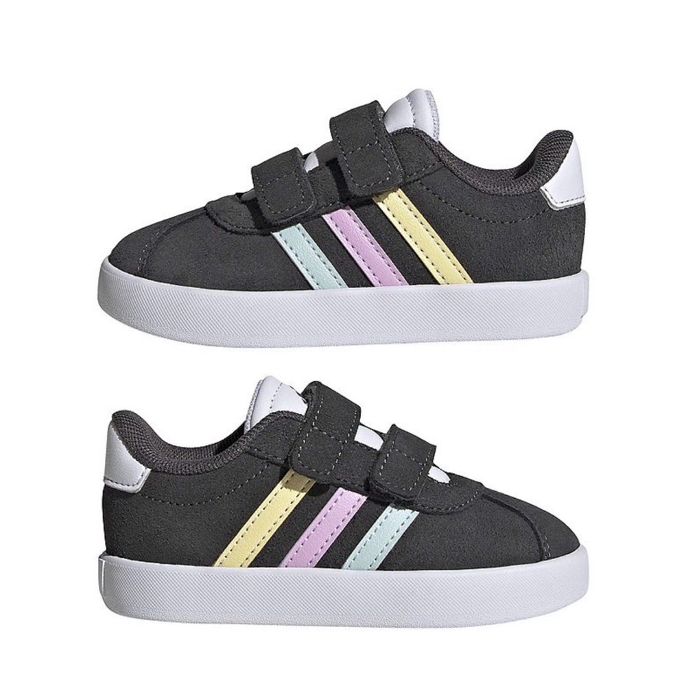 Adidas VL Court 3.0 Infant Multi-Color Sneakers Size 6